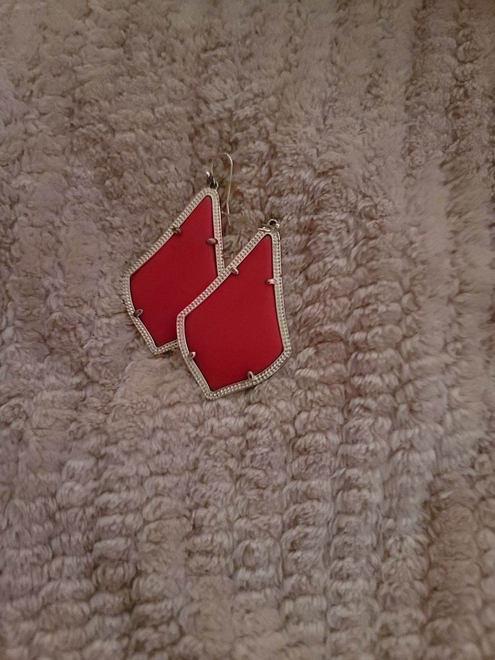 Kendra Scott Red Kite Drop Earrings